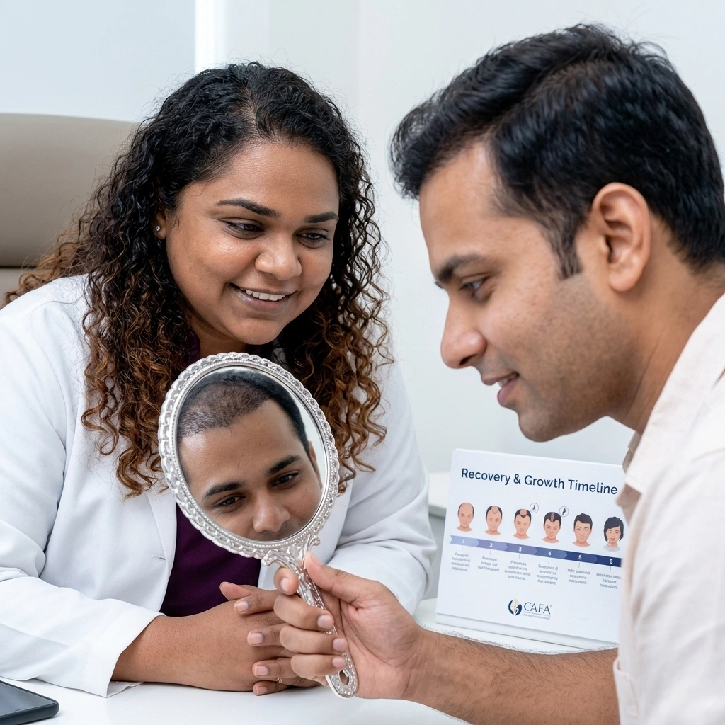 Hair transplant recovery and follow up at Cleaura Clinic Nagpur