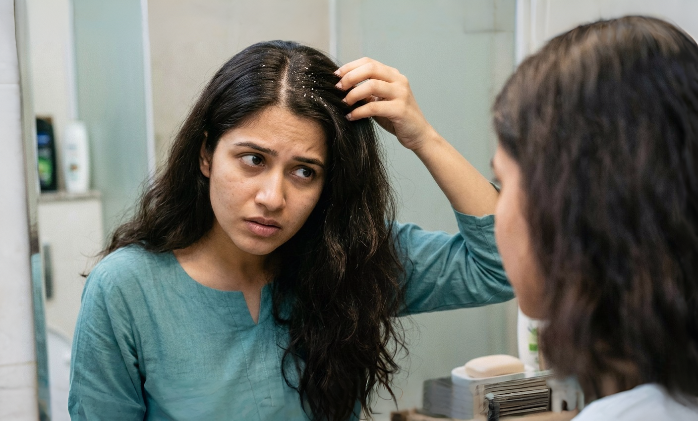 What is dandruff — scalp flaking and itching condition explained by dandruff specialist in Nagpur