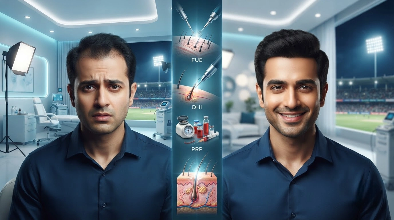 Why Are So Many Indian Celebrities Getting Hair Transplants - Cleaura Clinic Nagpur